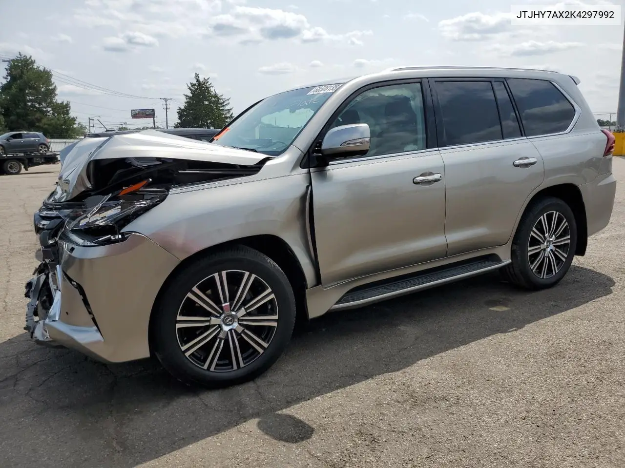 2019 Lexus Lx 570 VIN: JTJHY7AX2K4297992 Lot: 60508135