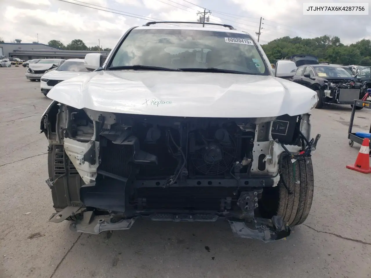2019 Lexus Lx 570 VIN: JTJHY7AX6K4287756 Lot: 60920415