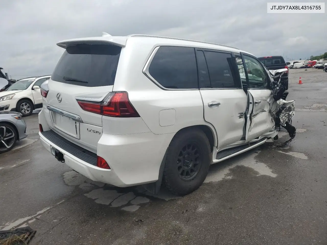 2020 Lexus Lx 570 VIN: JTJDY7AX8L4316755 Lot: 61222745