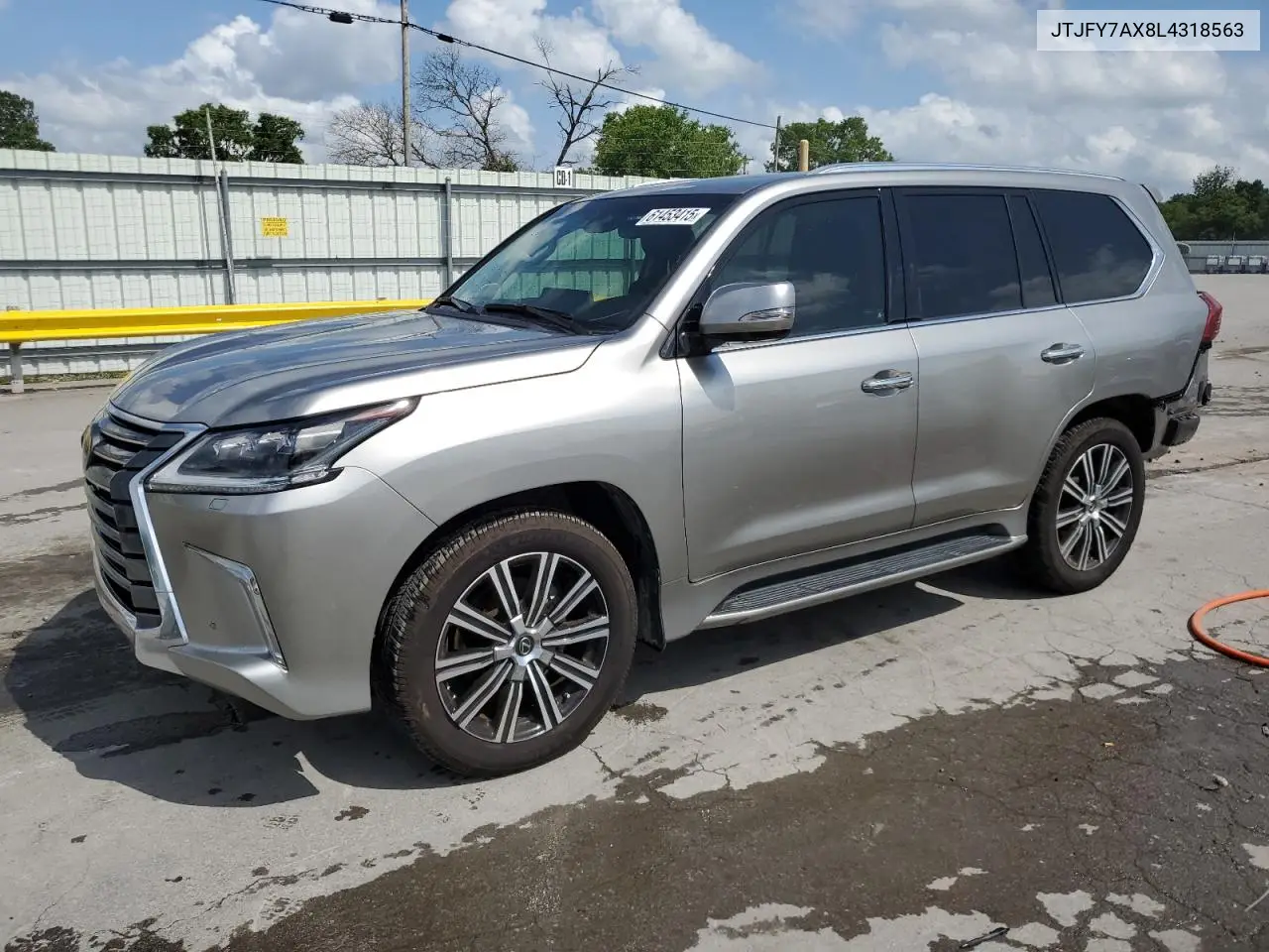 2020 Lexus Lx 570 VIN: JTJFY7AX8L4318563 Lot: 61453415
