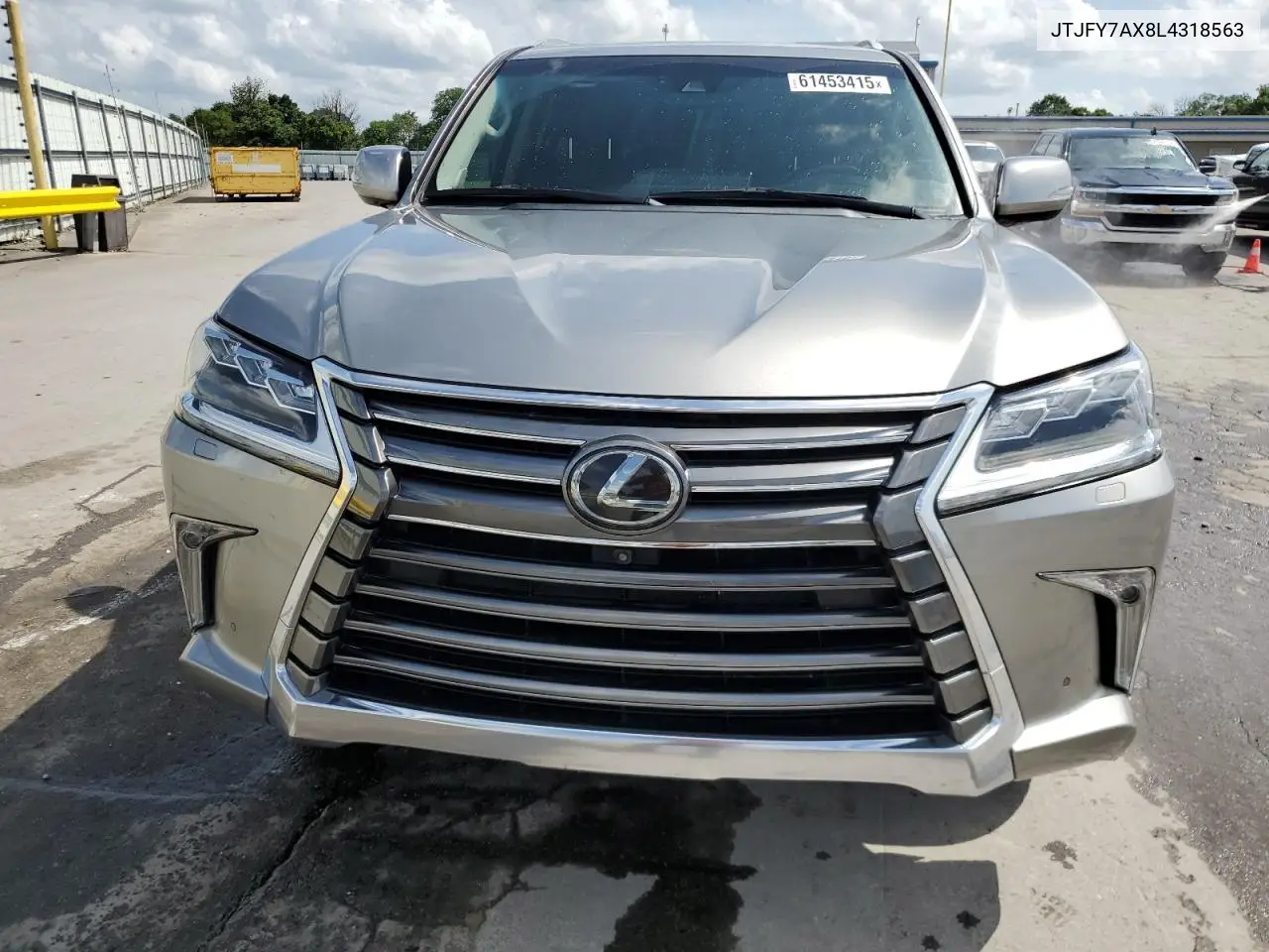 2020 Lexus Lx 570 VIN: JTJFY7AX8L4318563 Lot: 61453415