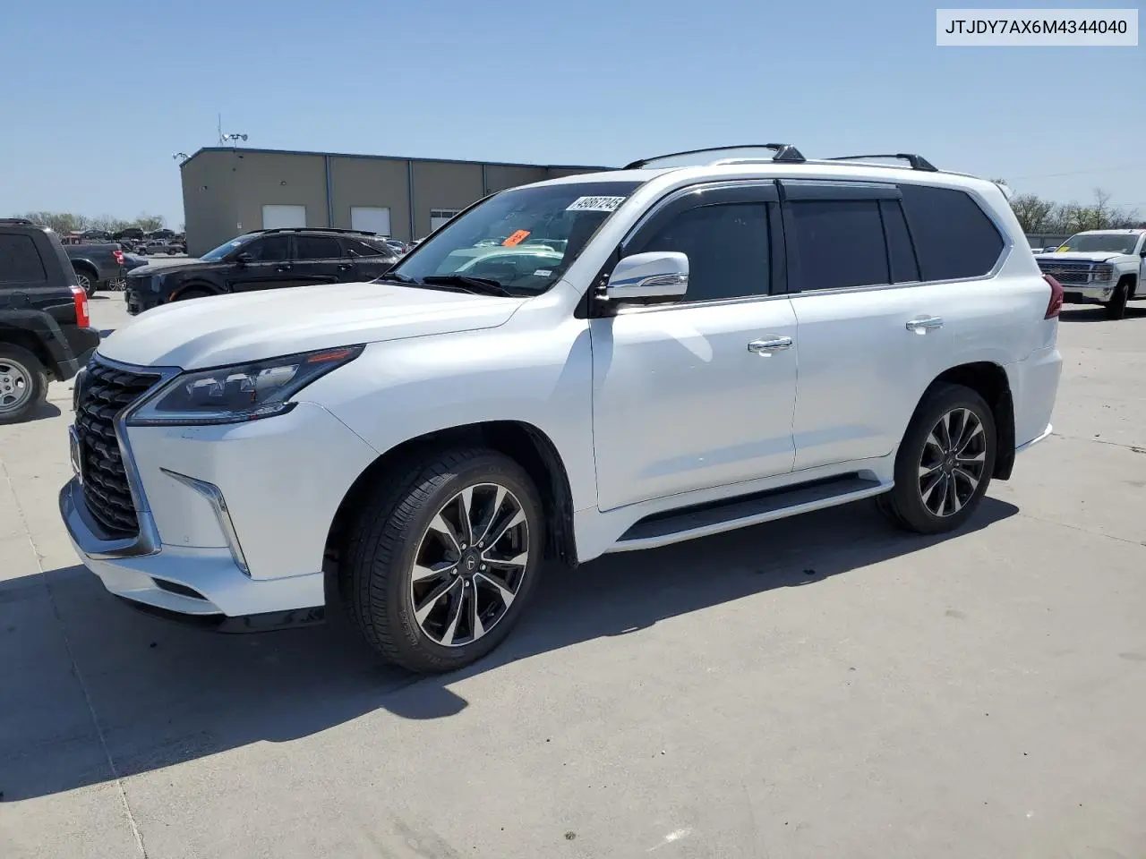 2021 Lexus Lx 570 VIN: JTJDY7AX6M4344040 Lot: 49867245
