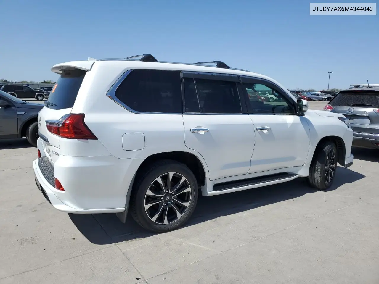 2021 Lexus Lx 570 VIN: JTJDY7AX6M4344040 Lot: 49867245