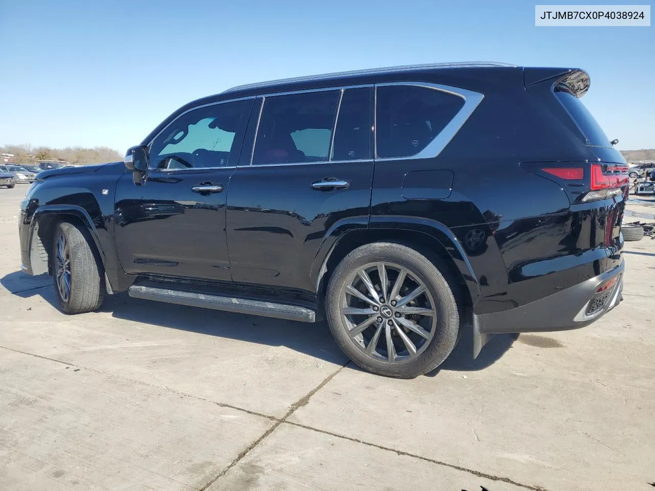 2023 Lexus Lx 600 Base VIN: JTJMB7CX0P4038924 Lot: 41878465