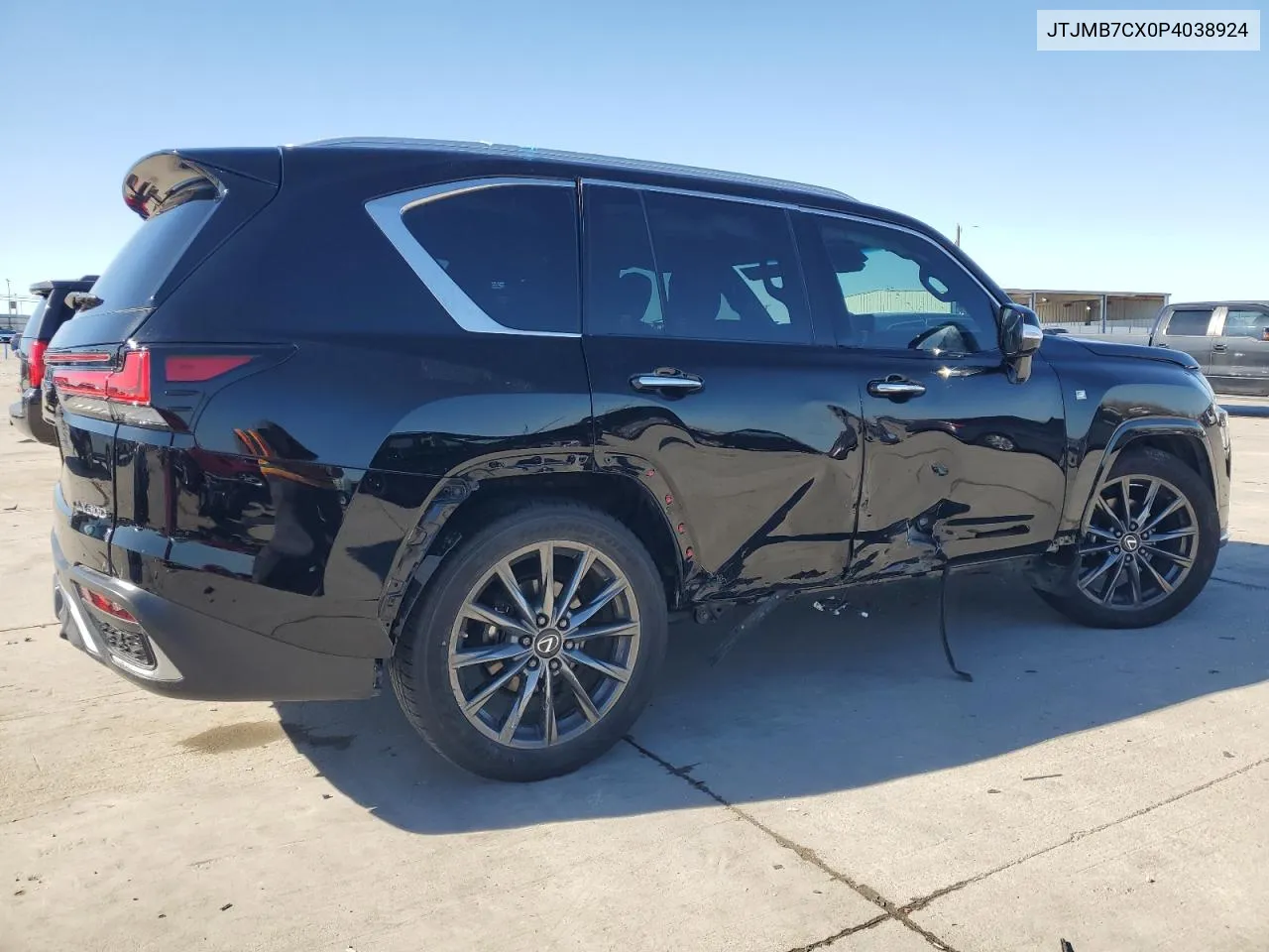 2023 Lexus Lx 600 Base VIN: JTJMB7CX0P4038924 Lot: 41878465