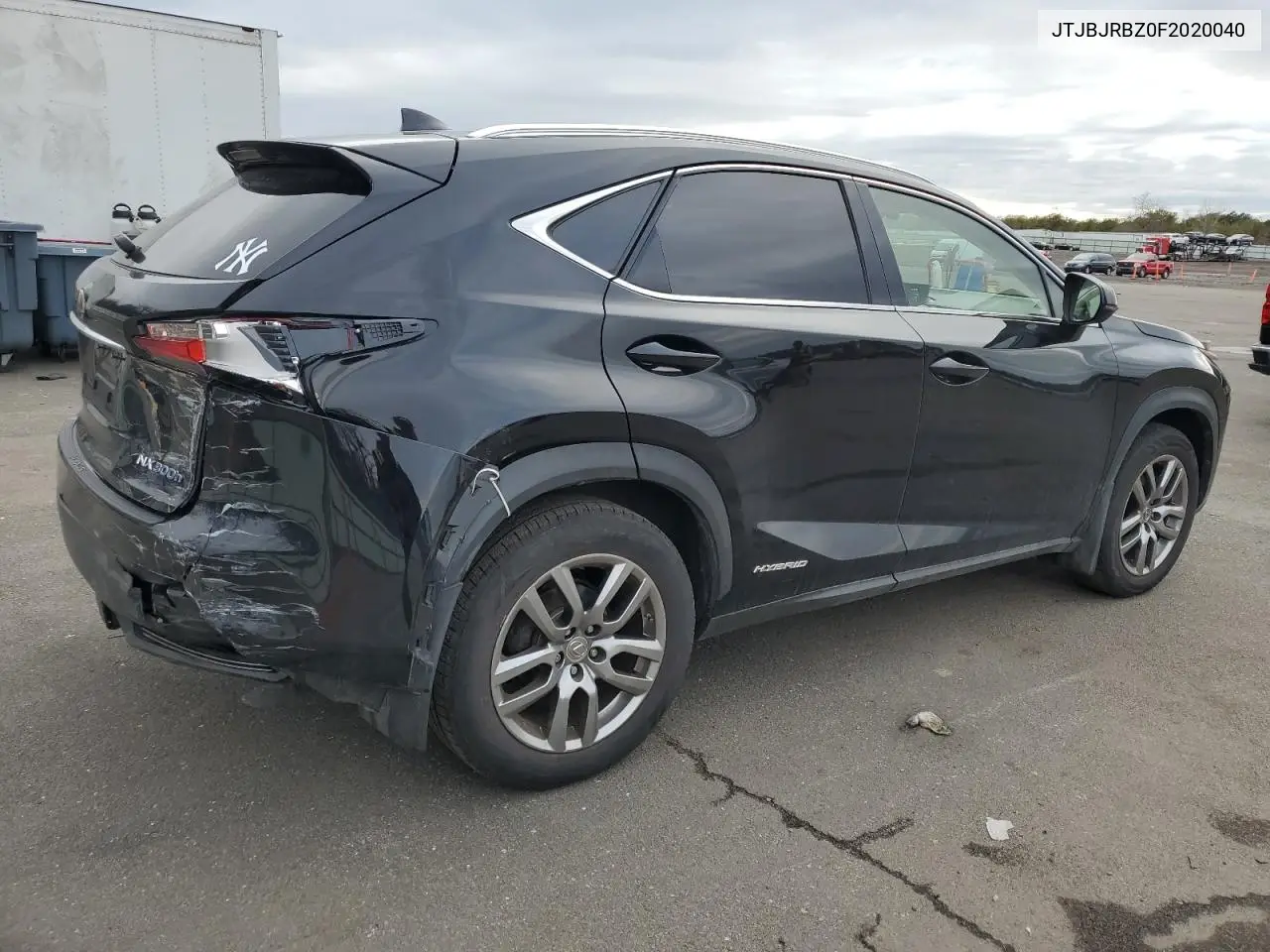 2015 Lexus Nx 300H VIN: JTJBJRBZ0F2020040 Lot: 47818385