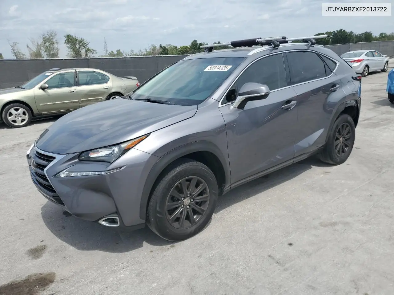 2015 Lexus Nx 200T VIN: JTJYARBZXF2013722 Lot: 50374025