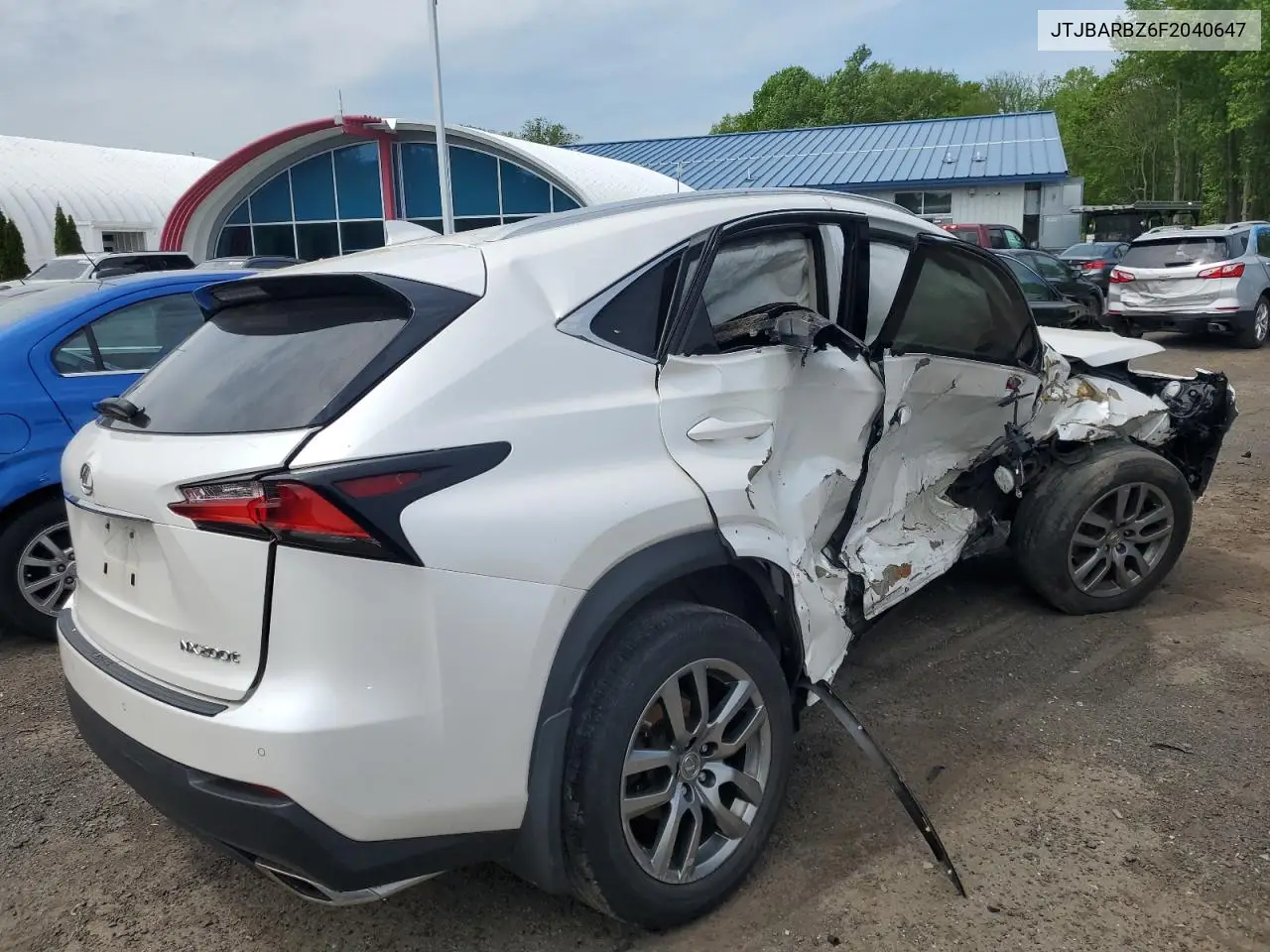 2015 Lexus Nx 200T VIN: JTJBARBZ6F2040647 Lot: 53636395