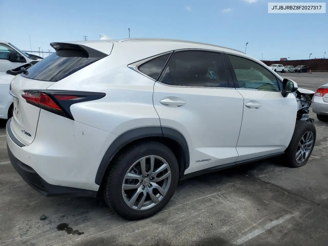 2015 Lexus Nx 300H VIN: JTJBJRBZ8F2027317 Lot: 55630255