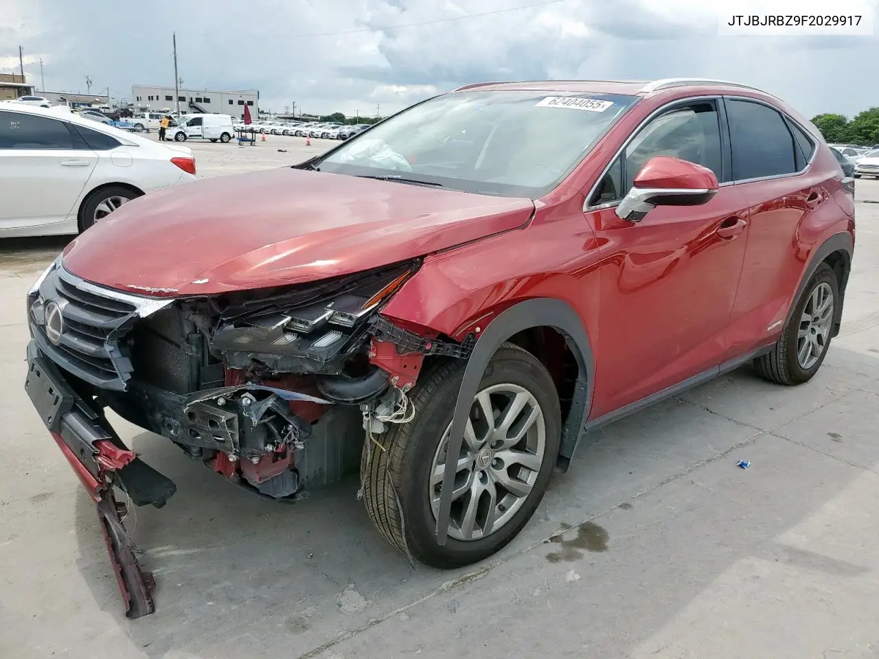 2015 Lexus Nx 300H VIN: JTJBJRBZ9F2029917 Lot: 62404055