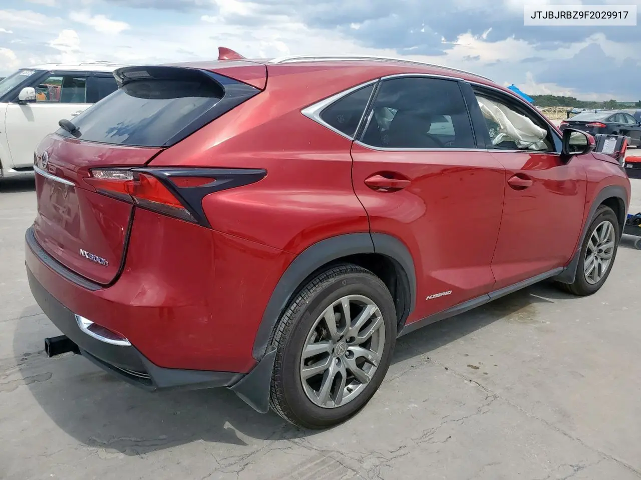 2015 Lexus Nx 300H VIN: JTJBJRBZ9F2029917 Lot: 62404055