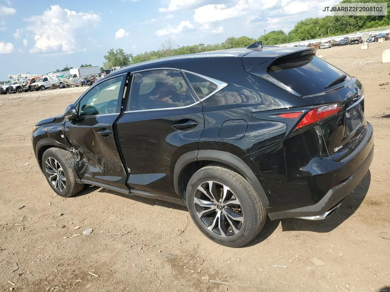 2015 Lexus Nx 200T VIN: JTJBARBZ2F2008102 Lot: 62682945