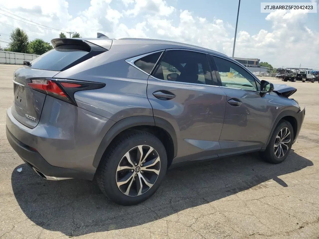 2015 Lexus Nx 200T VIN: JTJBARBZ5F2042423 Lot: 62902665