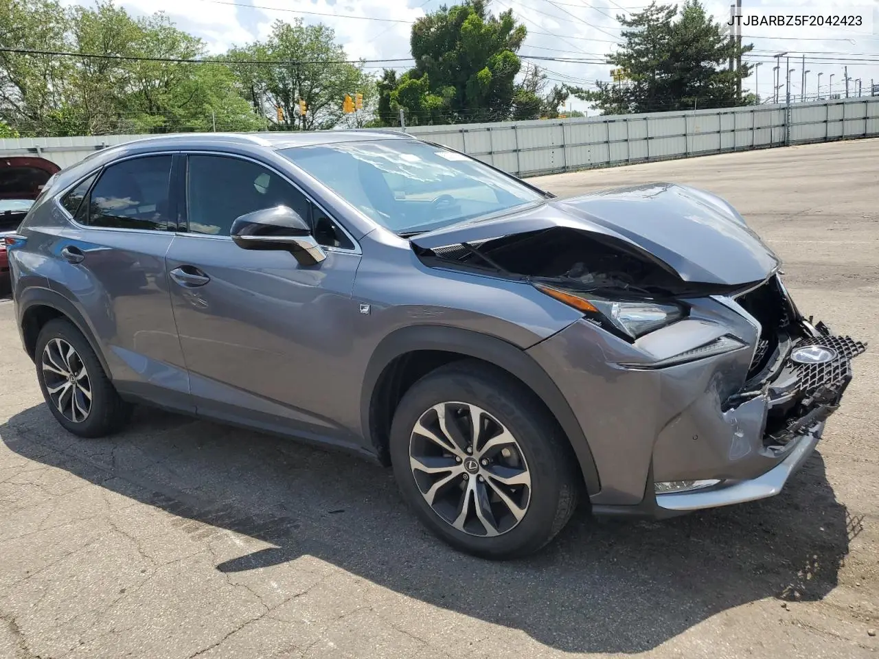 2015 Lexus Nx 200T VIN: JTJBARBZ5F2042423 Lot: 62902665