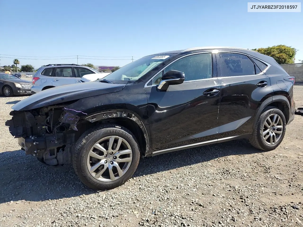 2015 Lexus Nx 200T VIN: JTJYARBZ3F2018597 Lot: 63063065