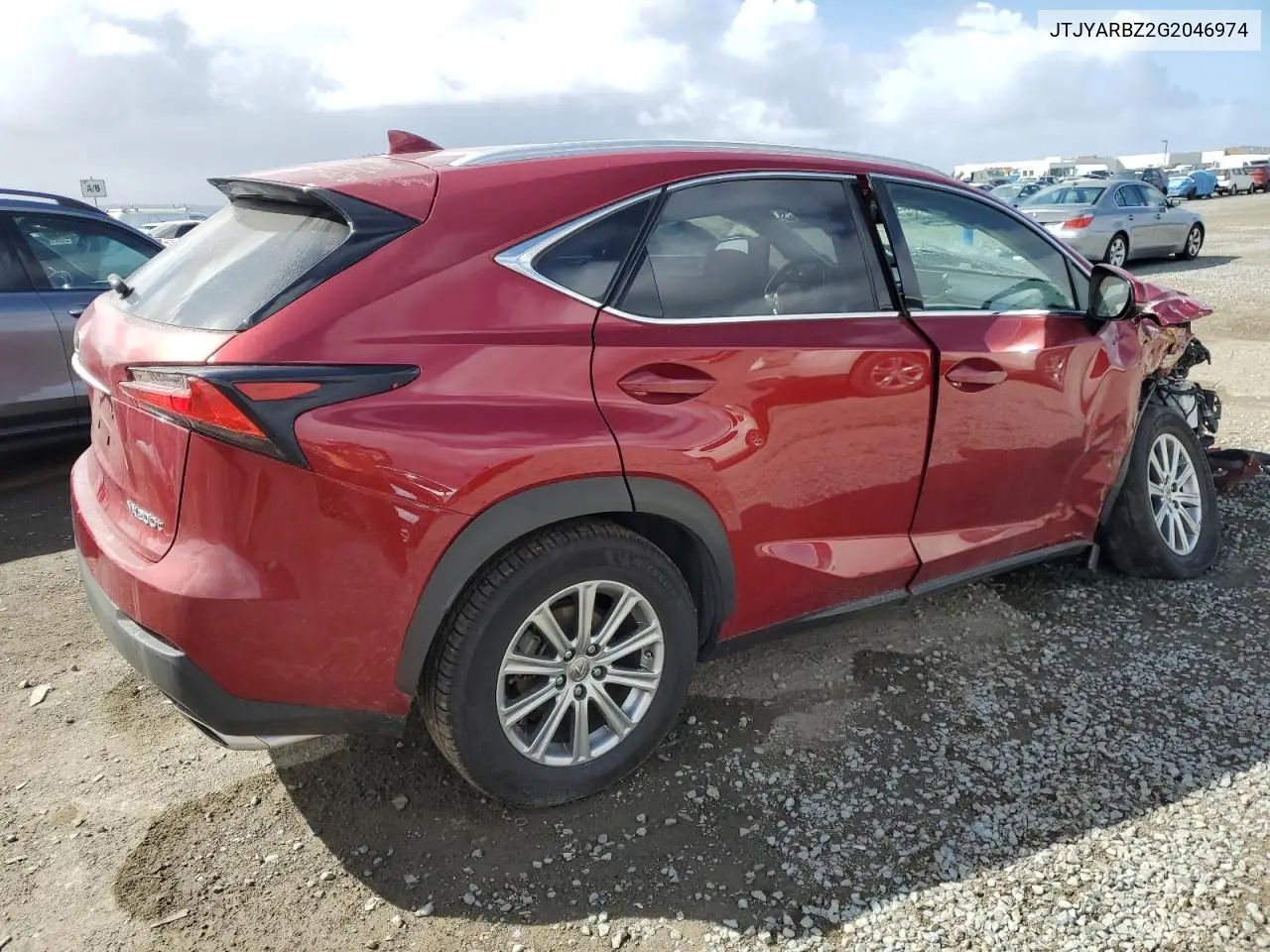 2016 Lexus Nx 200T Base VIN: JTJYARBZ2G2046974 Lot: 47129495