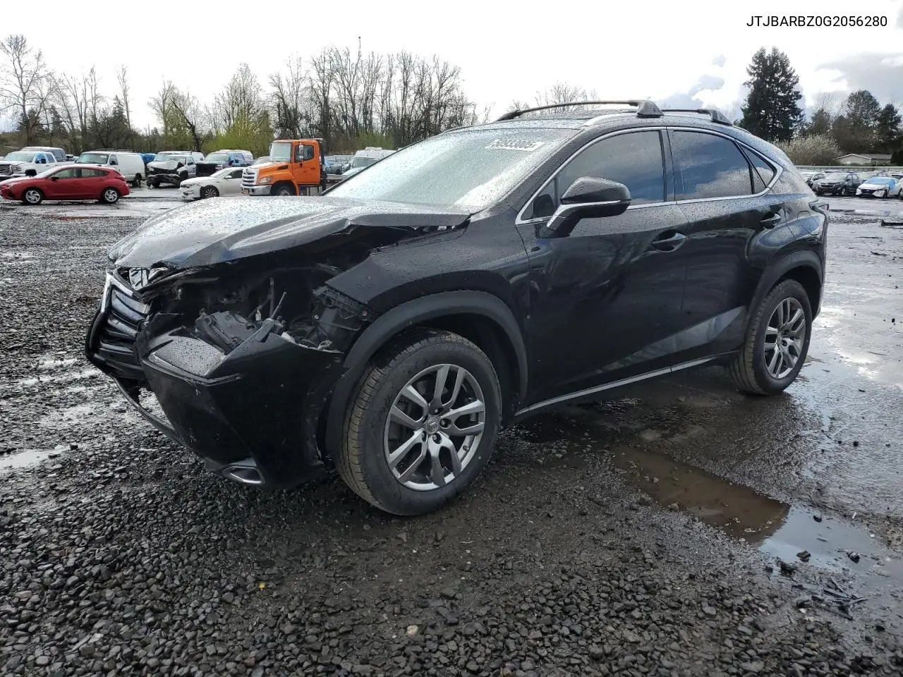 2016 Lexus Nx 200T Base VIN: JTJBARBZ0G2056280 Lot: 50933005