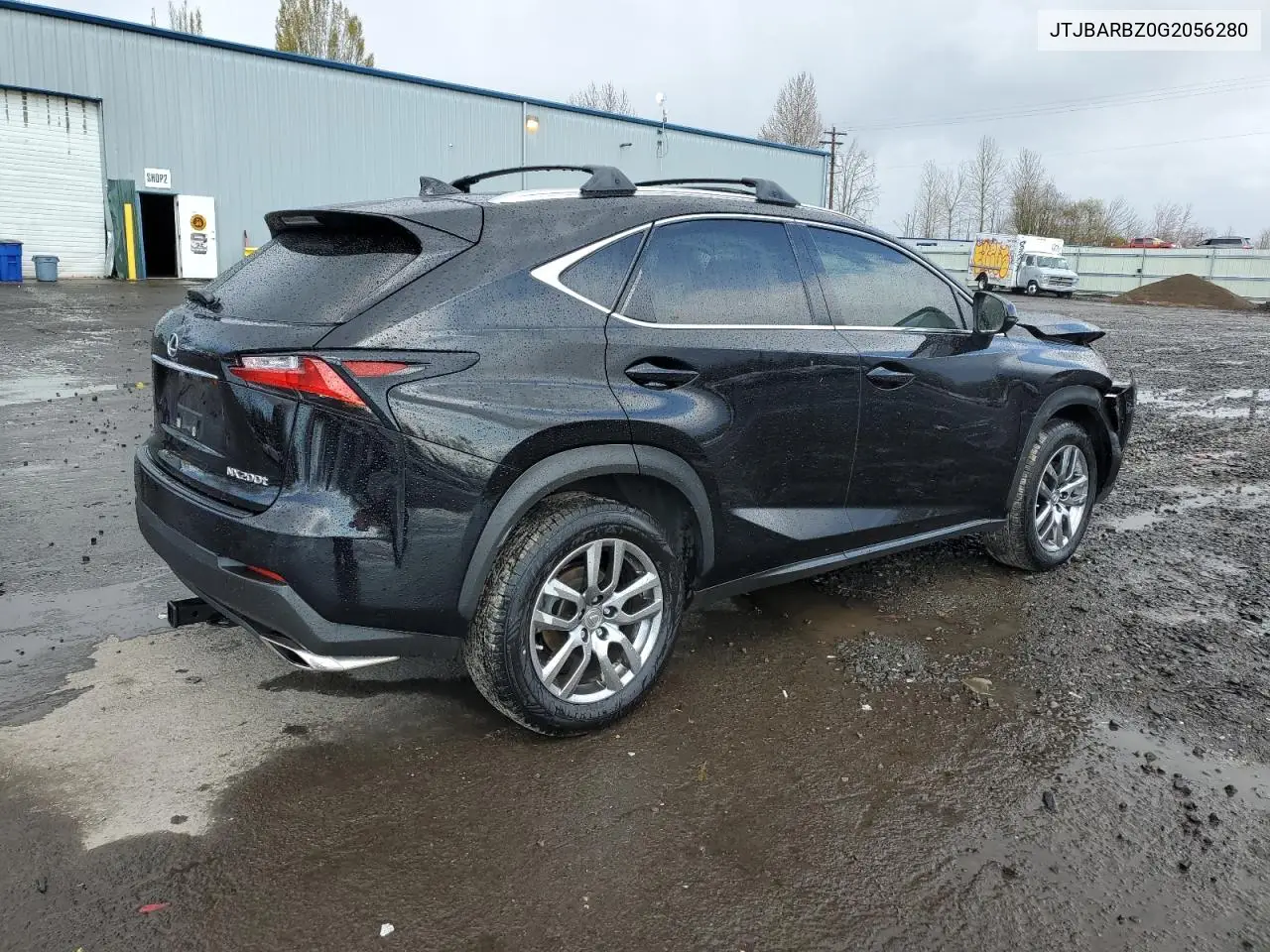 2016 Lexus Nx 200T Base VIN: JTJBARBZ0G2056280 Lot: 50933005