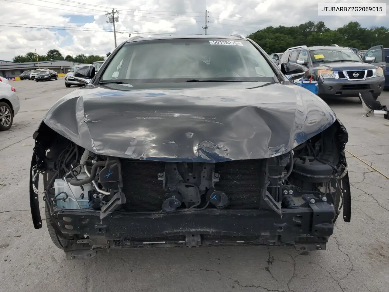 2016 Lexus Nx 200T Base VIN: JTJBARBZ2G2069015 Lot: 56175275