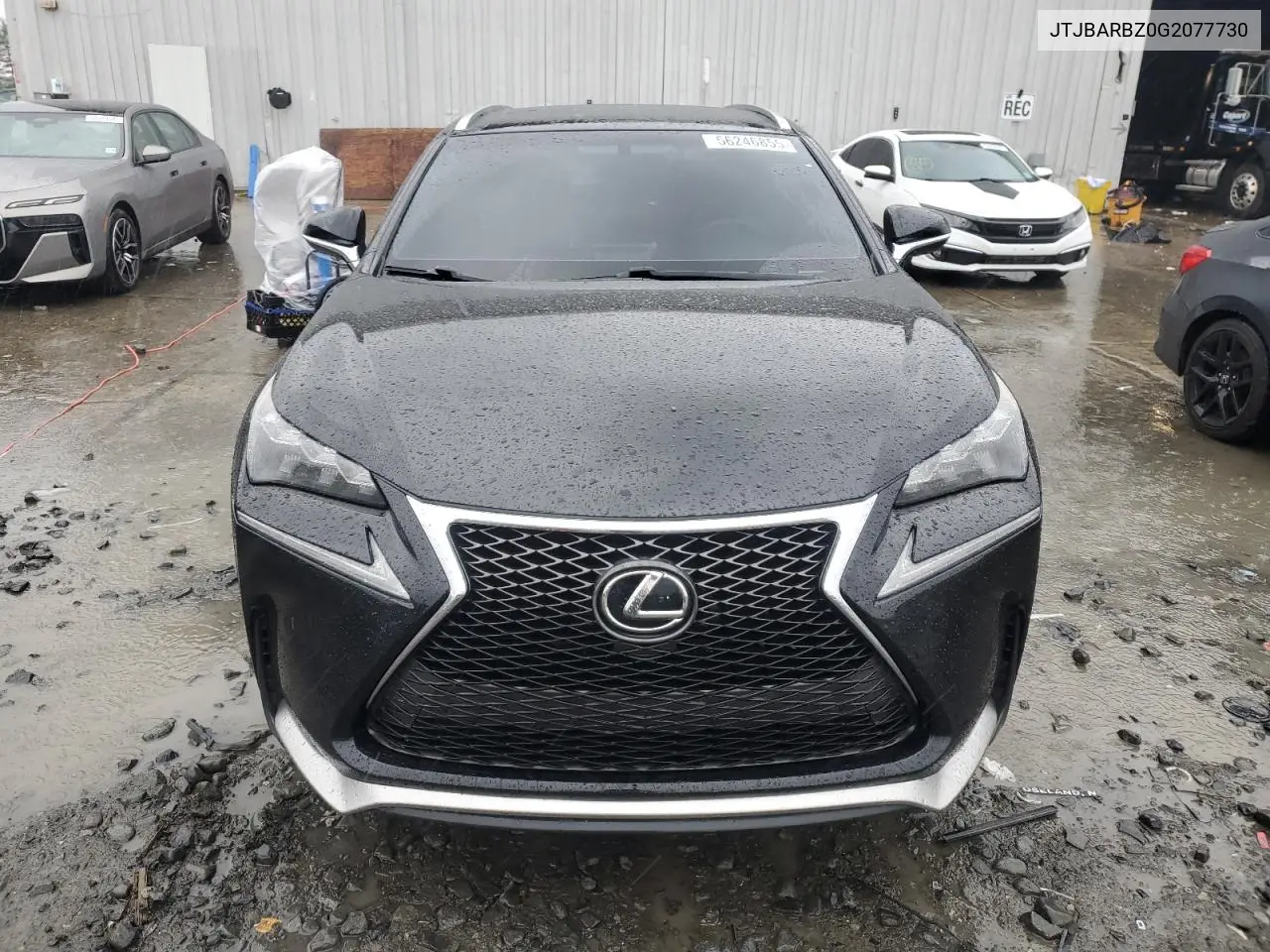 2016 Lexus Nx 200T Base VIN: JTJBARBZ0G2077730 Lot: 56246855