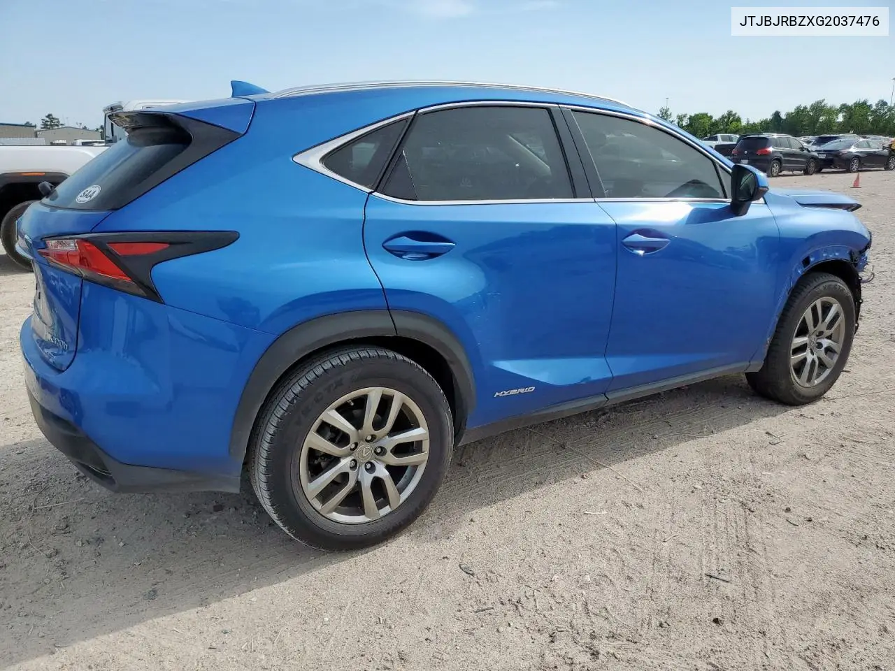 jtjbjrbzxg2037476 JTJBJRBZXG2037476 2016 Lexus Nx 300H