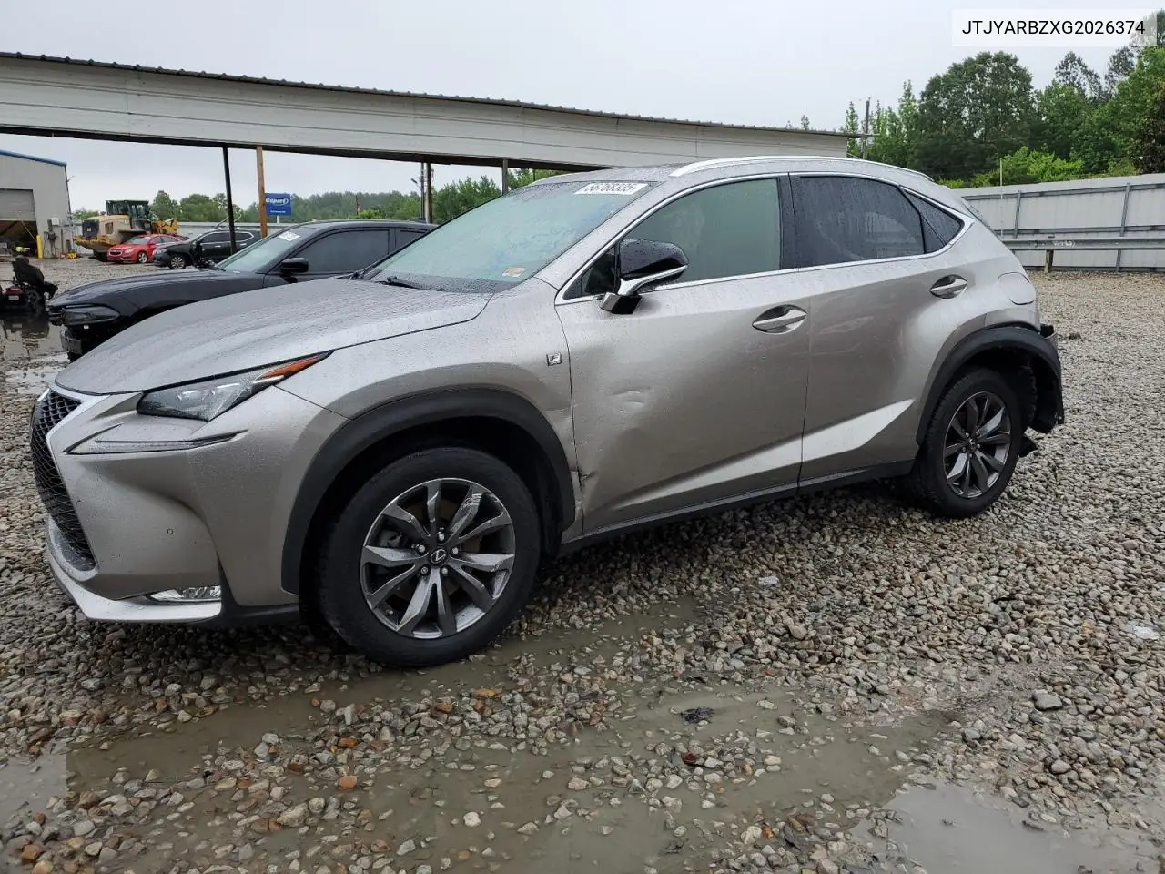 2016 Lexus Nx 200T Base VIN: JTJYARBZXG2026374 Lot: 56768335