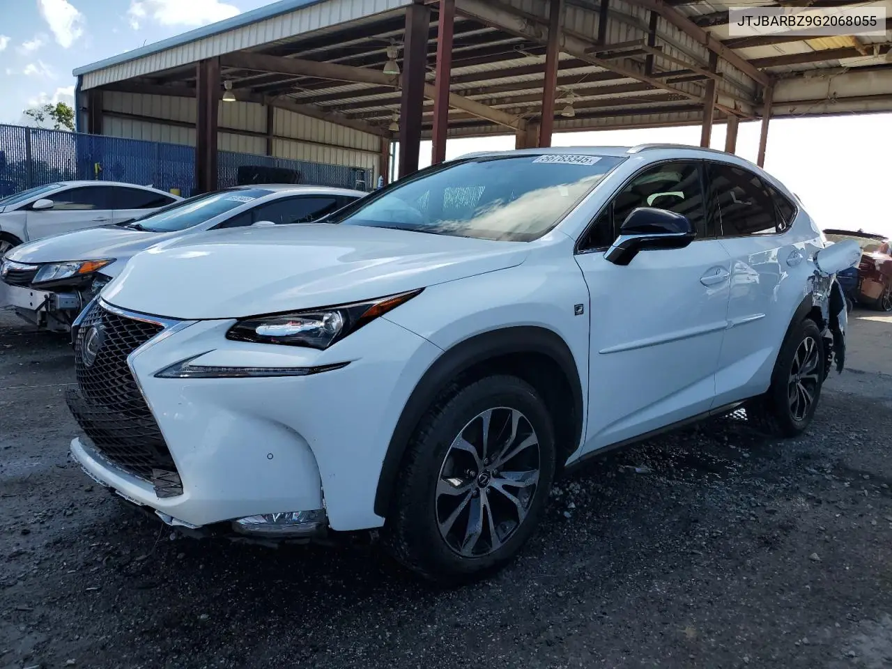 2016 Lexus Nx 200T Base VIN: JTJBARBZ9G2068055 Lot: 56783345