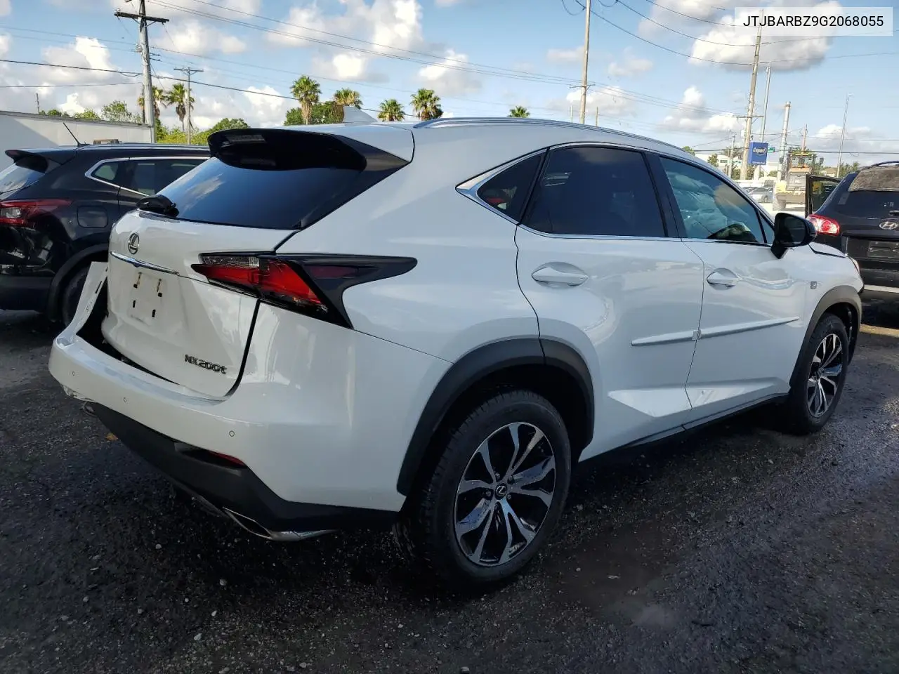 2016 Lexus Nx 200T Base VIN: JTJBARBZ9G2068055 Lot: 56783345