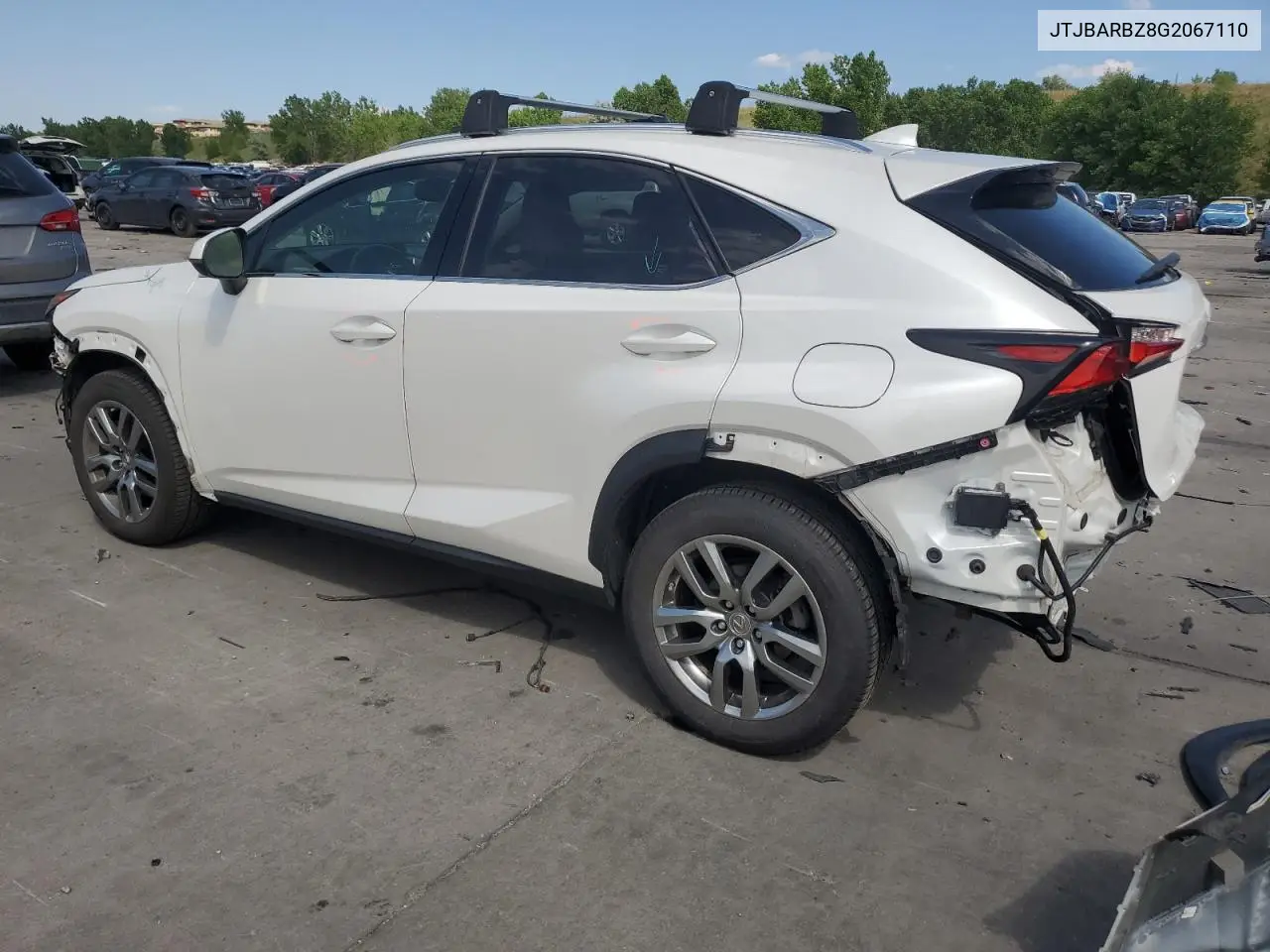 2016 Lexus Nx 200T Base VIN: JTJBARBZ8G2067110 Lot: 62025615