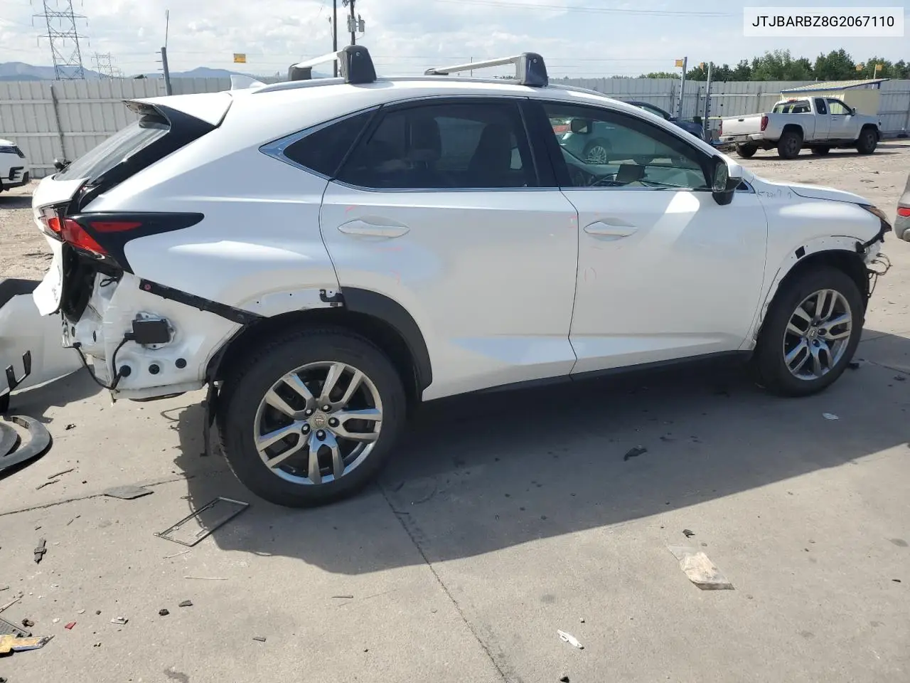 2016 Lexus Nx 200T Base VIN: JTJBARBZ8G2067110 Lot: 62025615