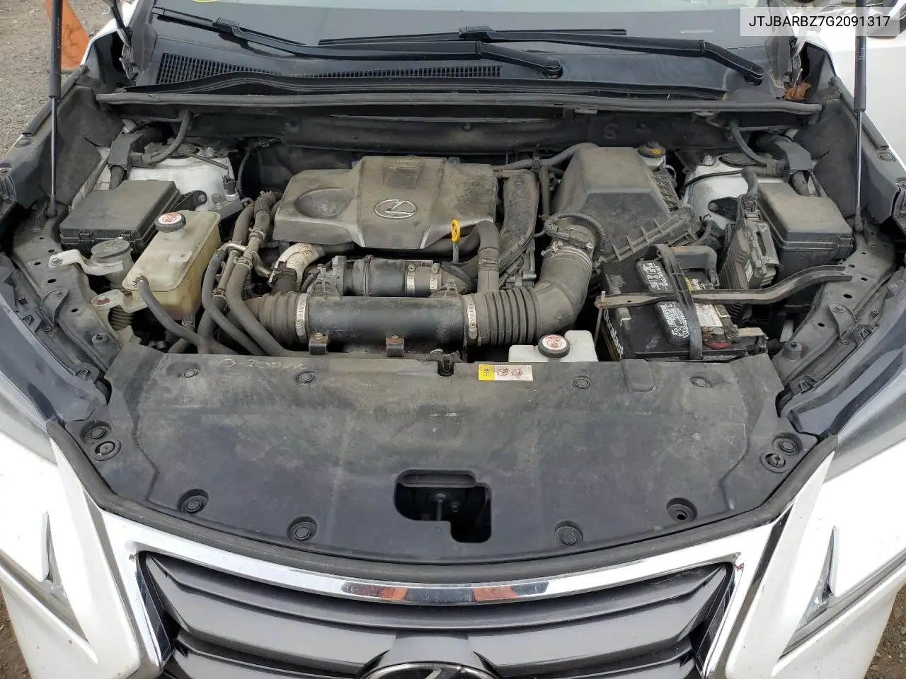 2016 Lexus Nx 200T Base VIN: JTJBARBZ7G2091317 Lot: 62356415