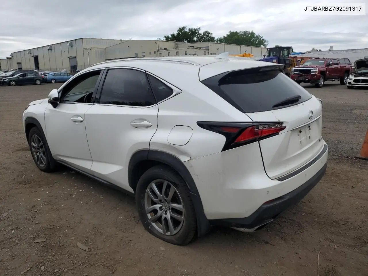 2016 Lexus Nx 200T Base VIN: JTJBARBZ7G2091317 Lot: 62356415