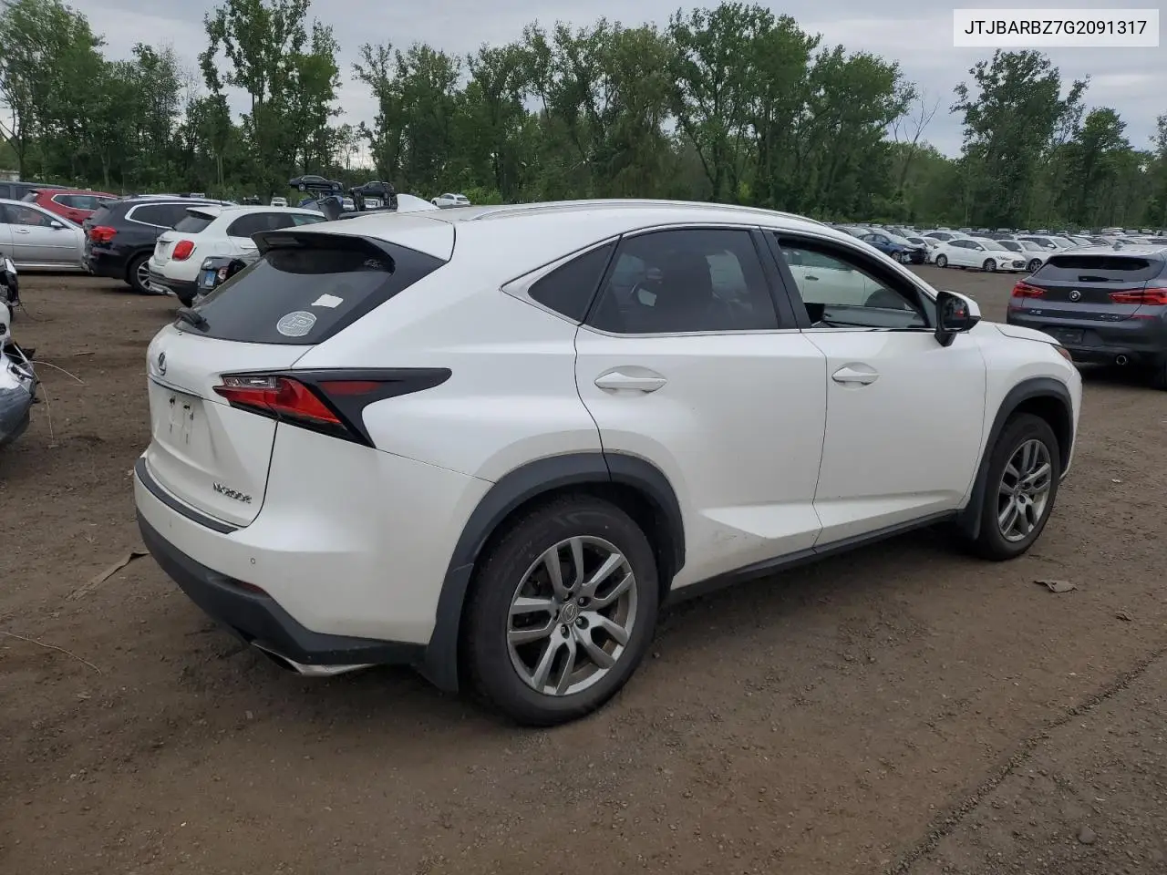 2016 Lexus Nx 200T Base VIN: JTJBARBZ7G2091317 Lot: 62356415