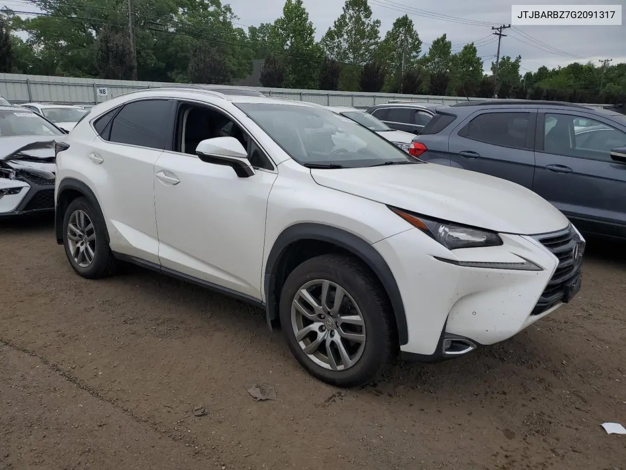 2016 Lexus Nx 200T Base VIN: JTJBARBZ7G2091317 Lot: 62356415