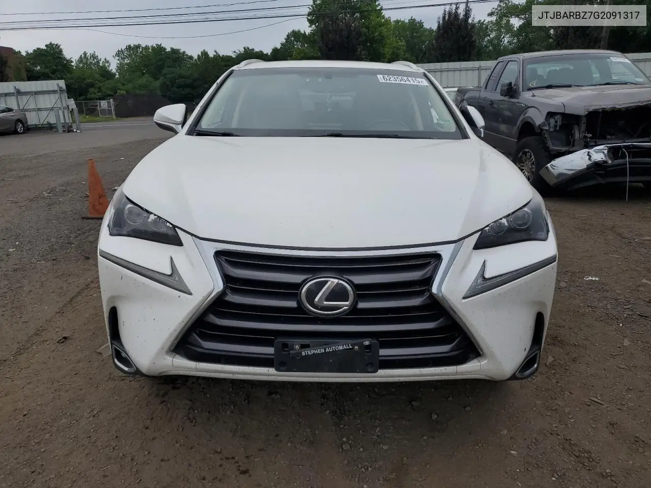 2016 Lexus Nx 200T Base VIN: JTJBARBZ7G2091317 Lot: 62356415