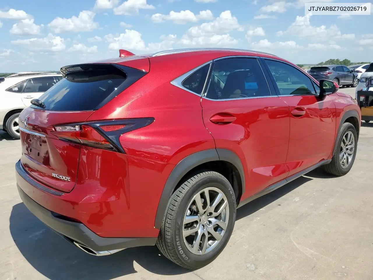 2016 Lexus Nx 200T Base VIN: JTJYARBZ7G2026719 Lot: 62584795