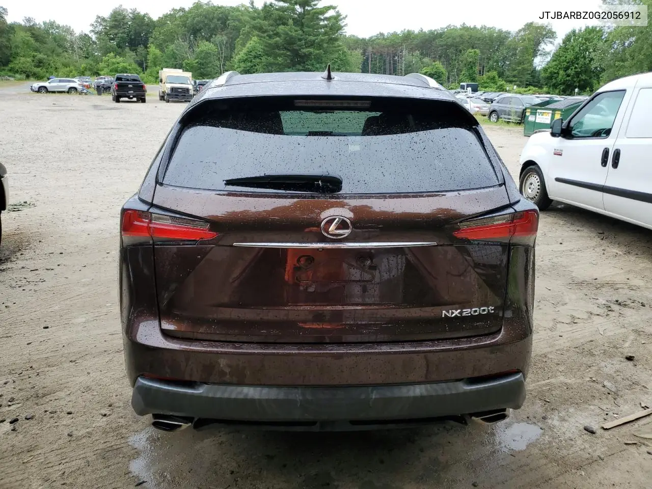2016 Lexus Nx 200T Base VIN: JTJBARBZ0G2056912 Lot: 62844385