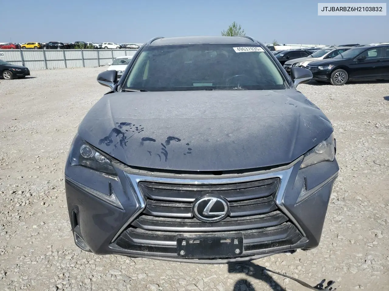 2017 Lexus Nx 200T Base VIN: JTJBARBZ6H2103832 Lot: 49637035