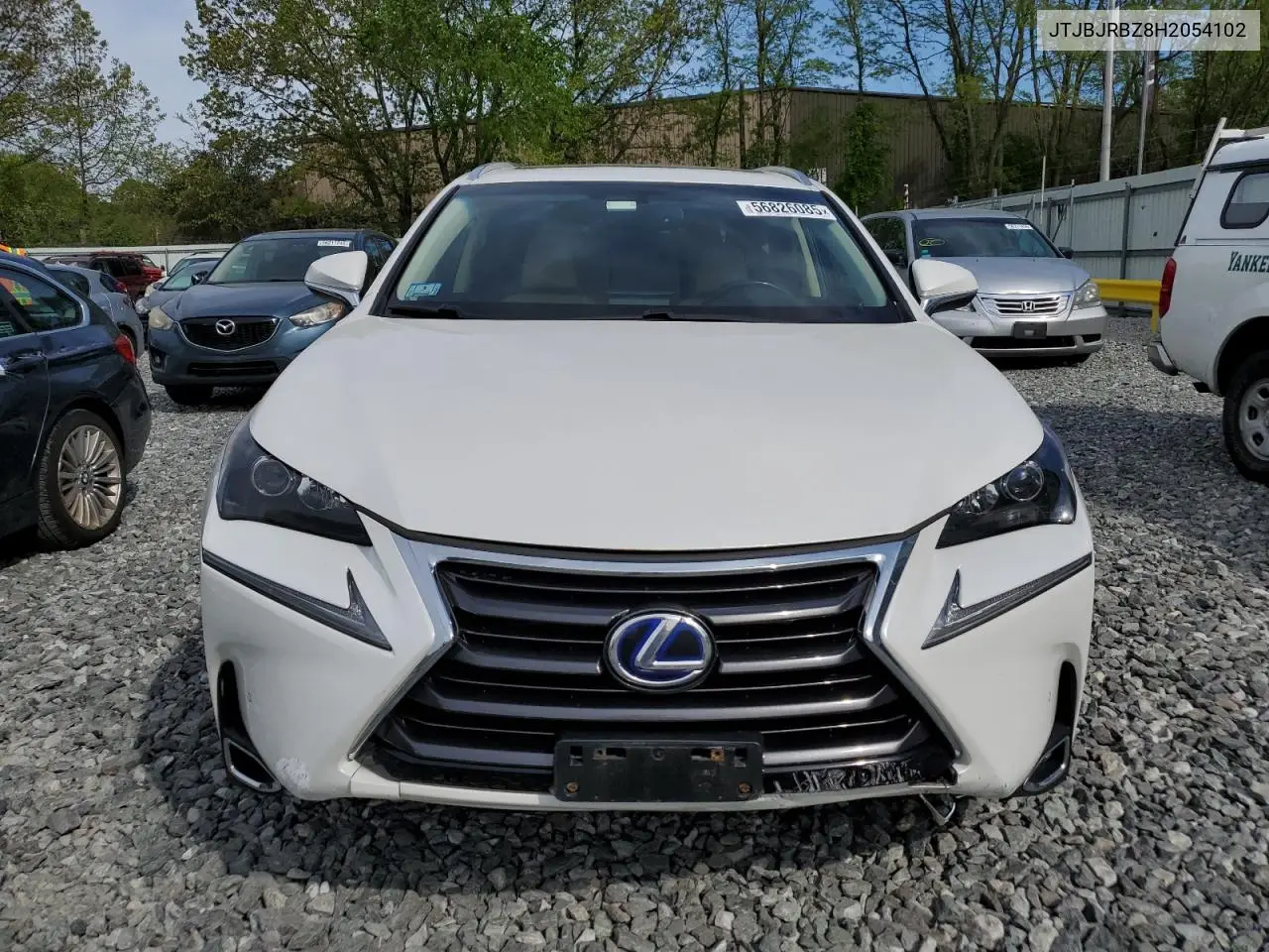 2017 Lexus Nx 300H VIN: JTJBJRBZ8H2054102 Lot: 56826085