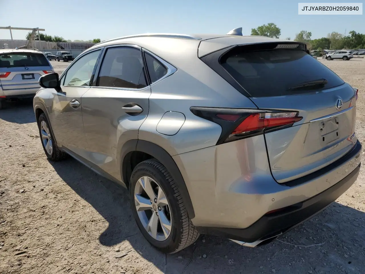 2017 Lexus Nx 200T Base VIN: JTJYARBZ0H2059840 Lot: 56885685