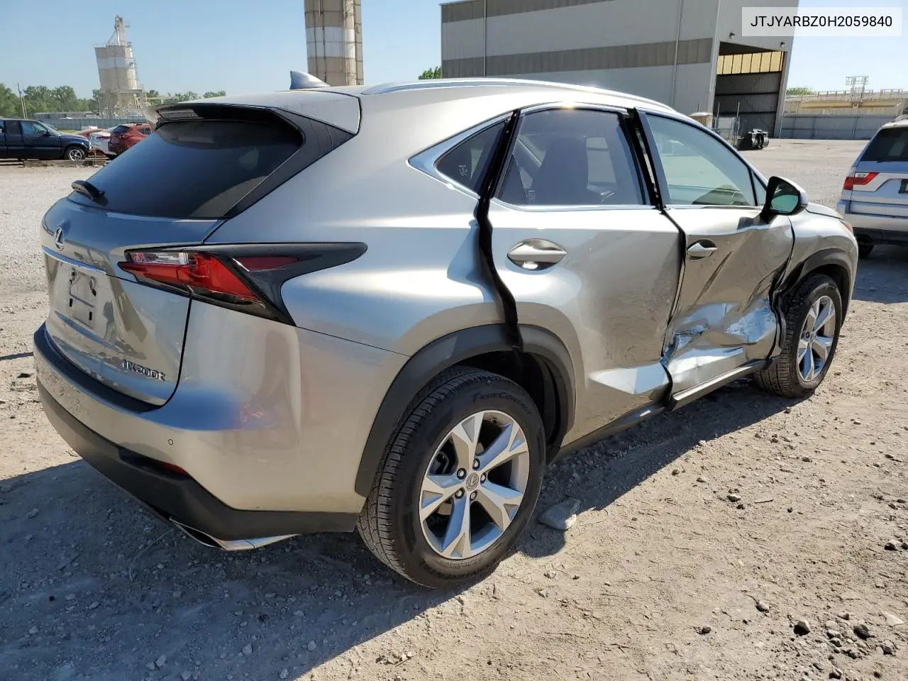 2017 Lexus Nx 200T Base VIN: JTJYARBZ0H2059840 Lot: 56885685