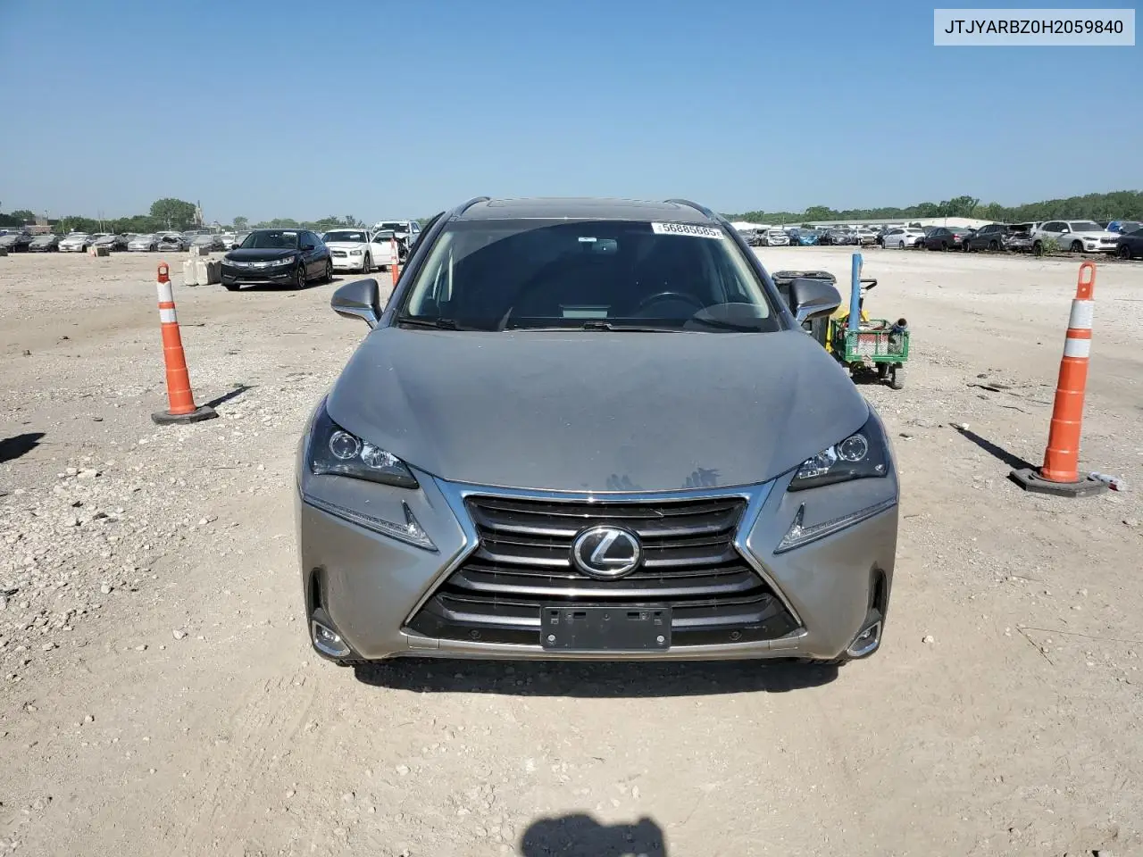2017 Lexus Nx 200T Base VIN: JTJYARBZ0H2059840 Lot: 56885685