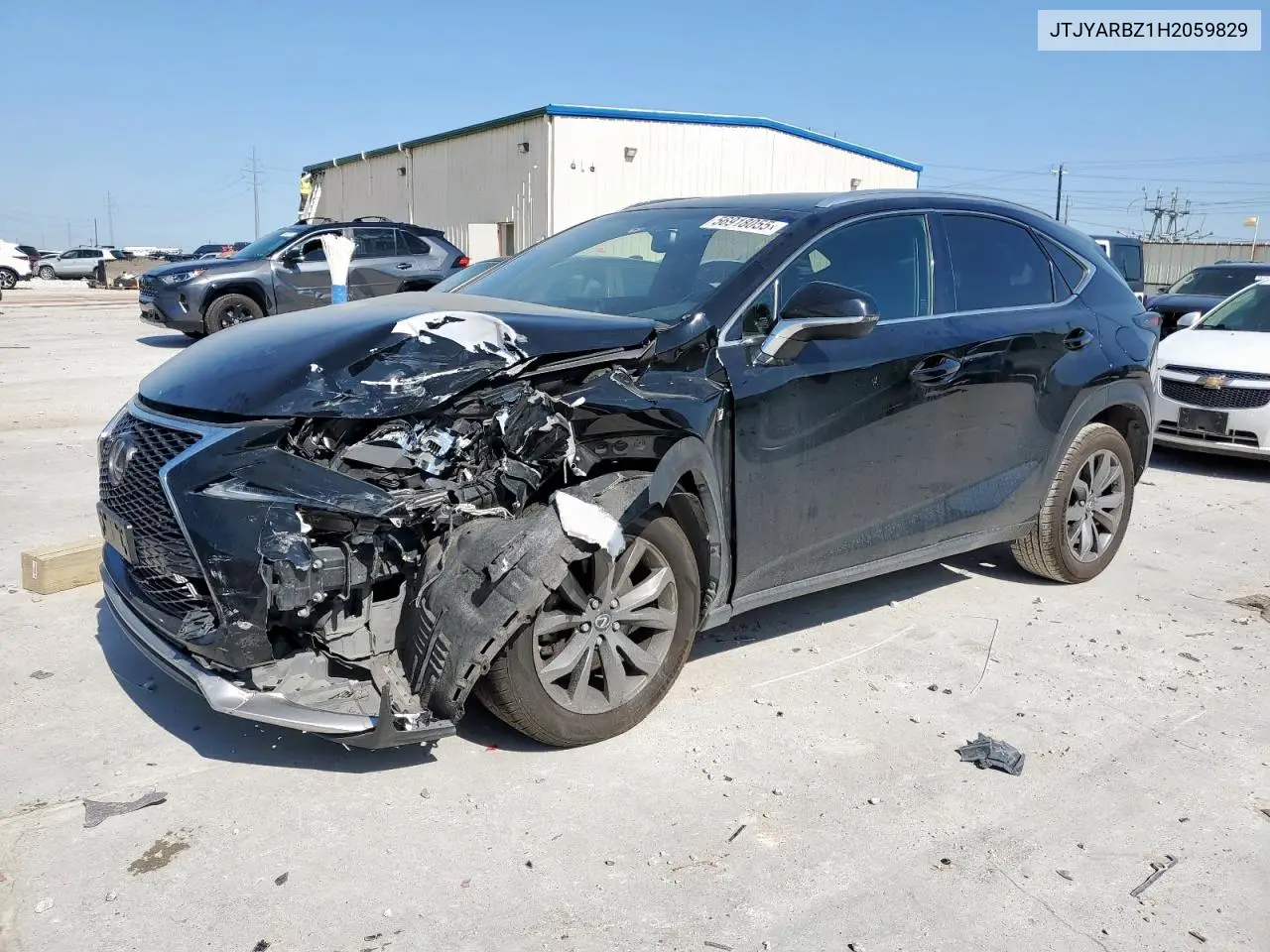 2017 Lexus Nx 200T Base VIN: JTJYARBZ1H2059829 Lot: 56918055