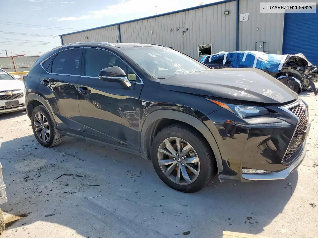 2017 Lexus Nx 200T Base VIN: JTJYARBZ1H2059829 Lot: 56918055