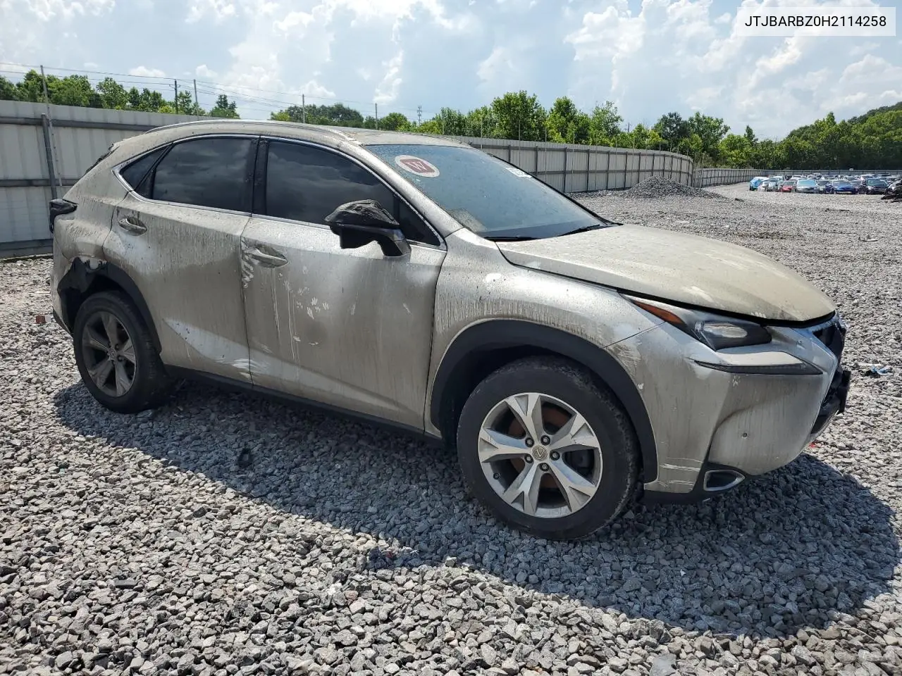 2017 Lexus Nx 200T Base VIN: JTJBARBZ0H2114258 Lot: 60639435