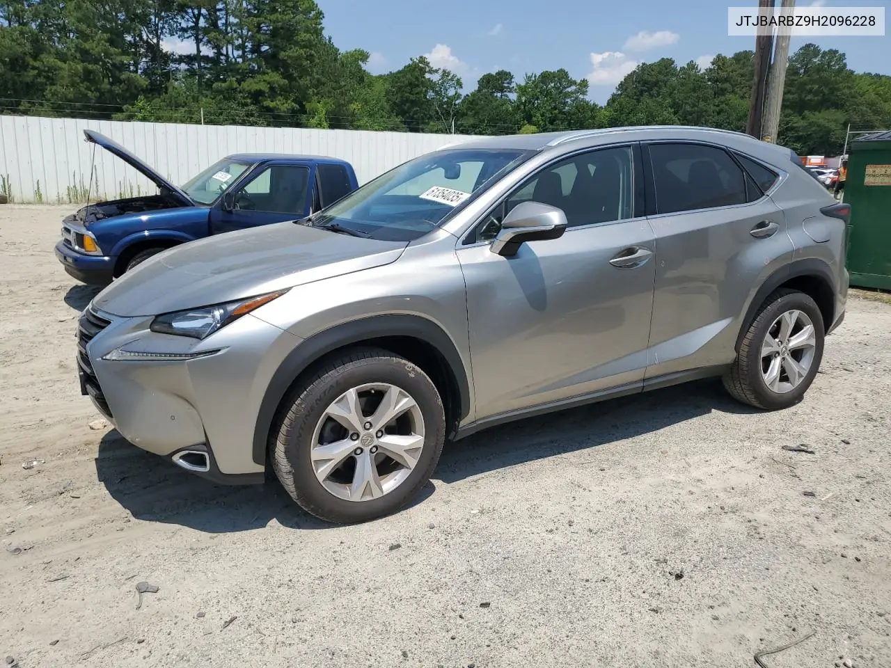 2017 Lexus Nx 200T Base VIN: JTJBARBZ9H2096228 Lot: 61354035