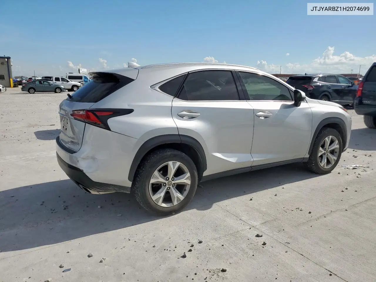 2017 Lexus Nx 200T Base VIN: JTJYARBZ1H2074699 Lot: 62220085