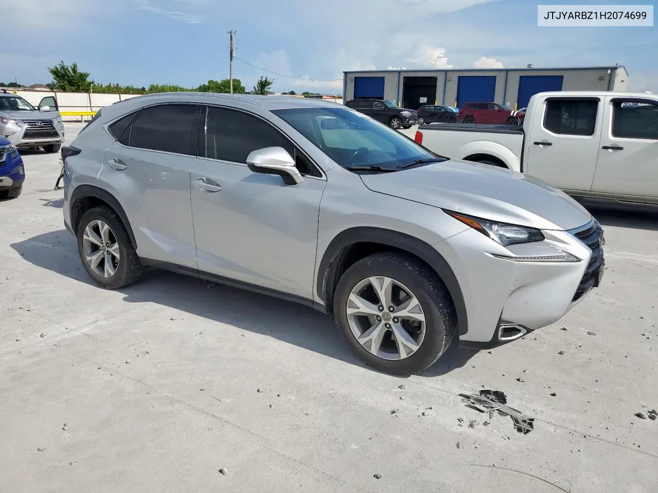 2017 Lexus Nx 200T Base VIN: JTJYARBZ1H2074699 Lot: 62220085