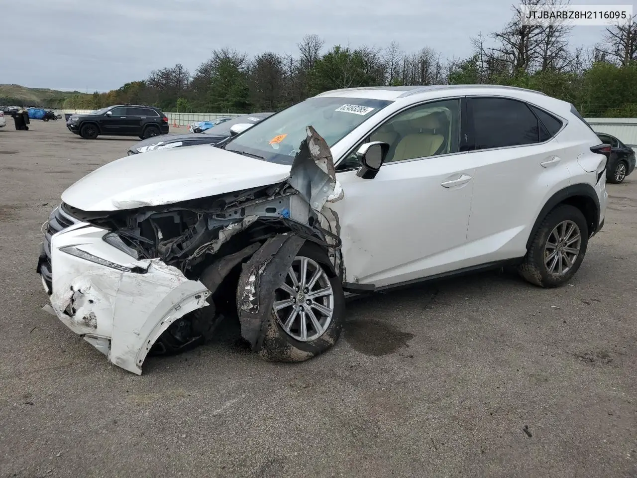2017 Lexus Nx 200T Base VIN: JTJBARBZ8H2116095 Lot: 62493285