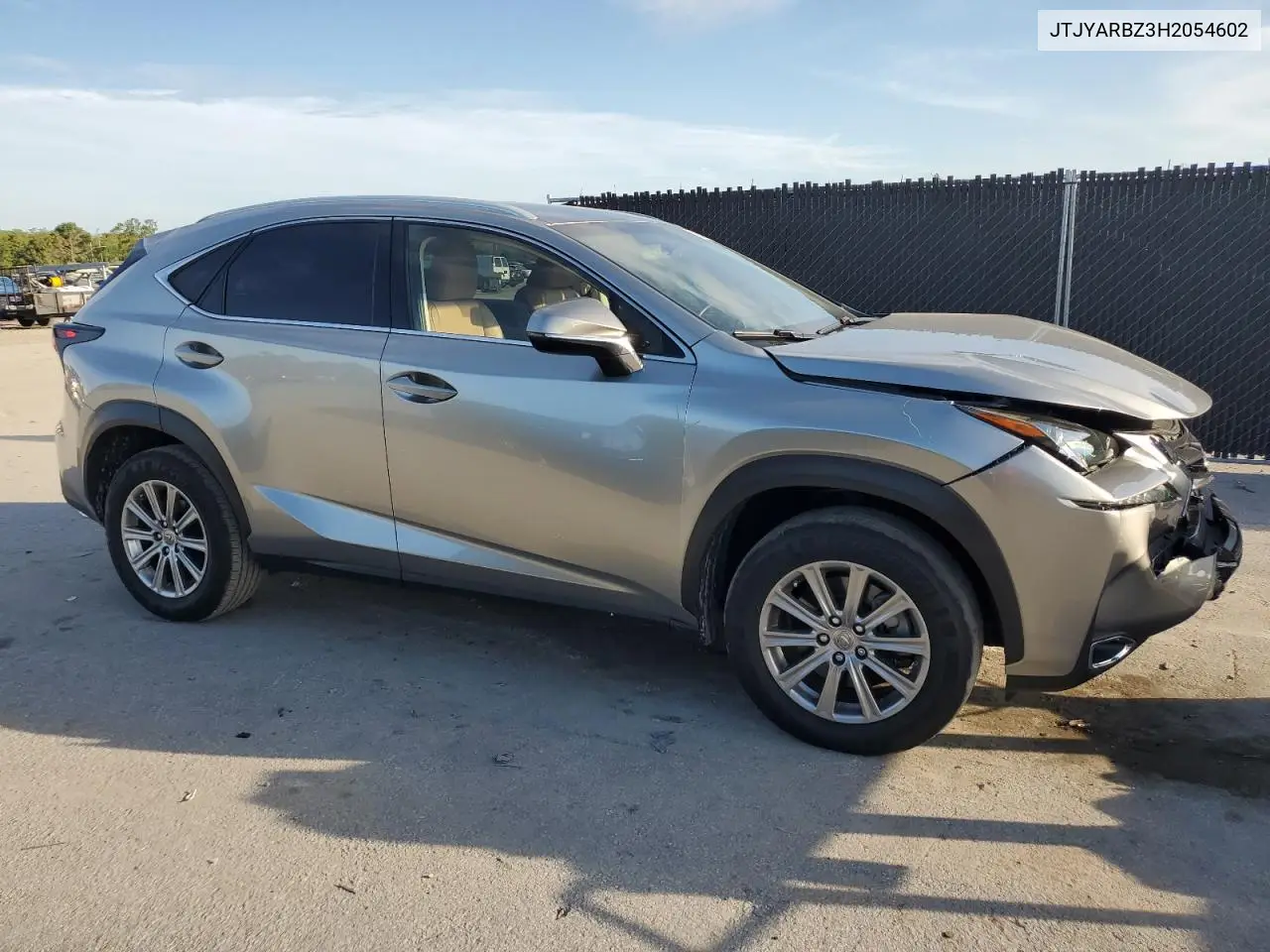 2017 Lexus Nx 200T Base VIN: JTJYARBZ3H2054602 Lot: 62516655